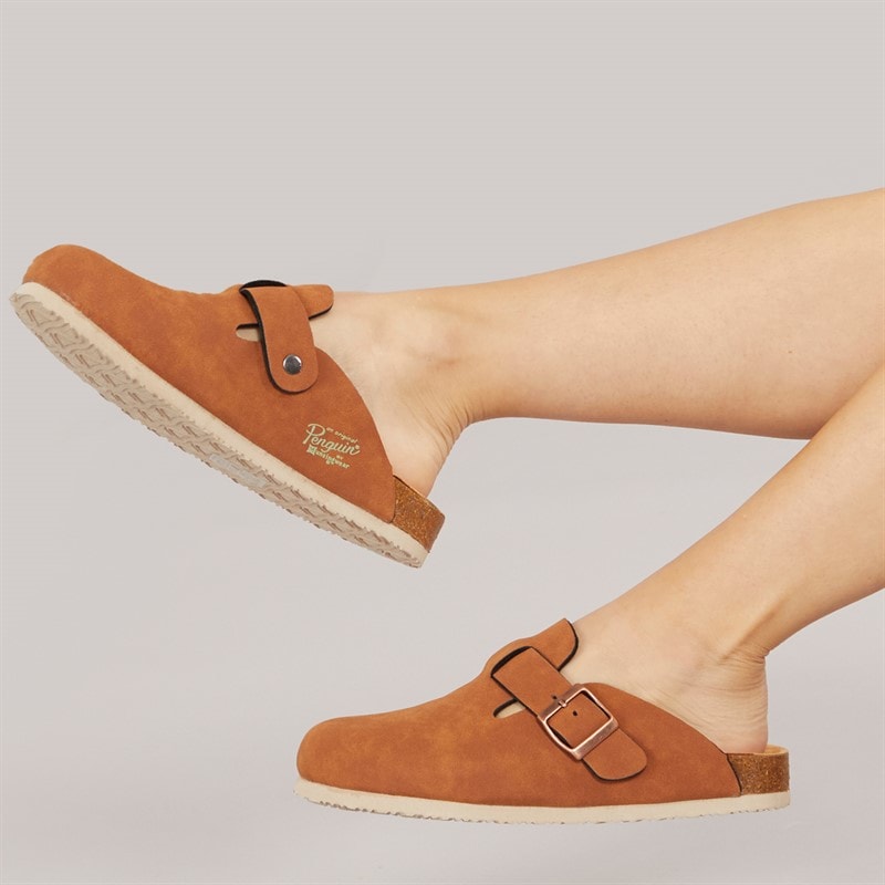 Original Penguin Womens Poppy Clogs Tan - Image 1