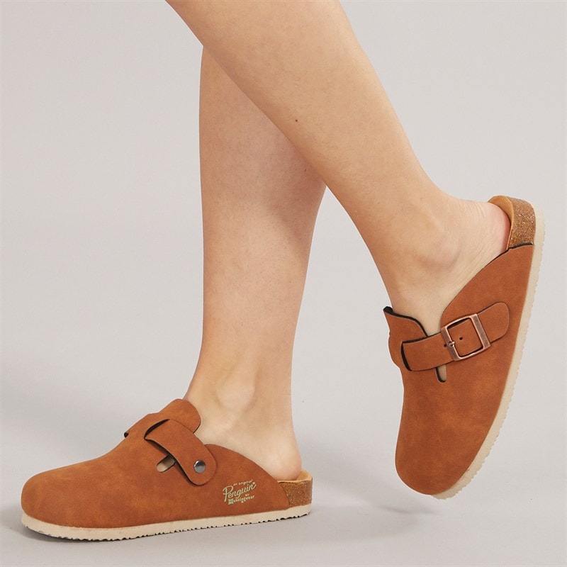 Original Penguin Womens Poppy Clogs Tan - Image 5