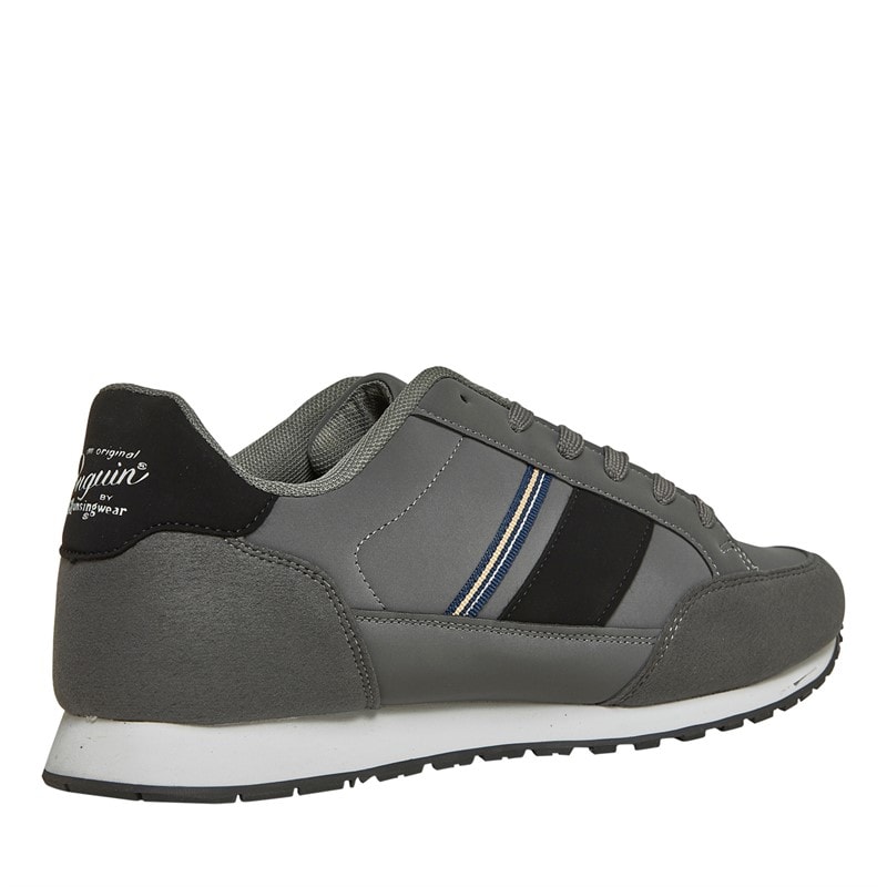 Original Penguin Mens Bremen Trainers Charcoal/Navy - Image 5