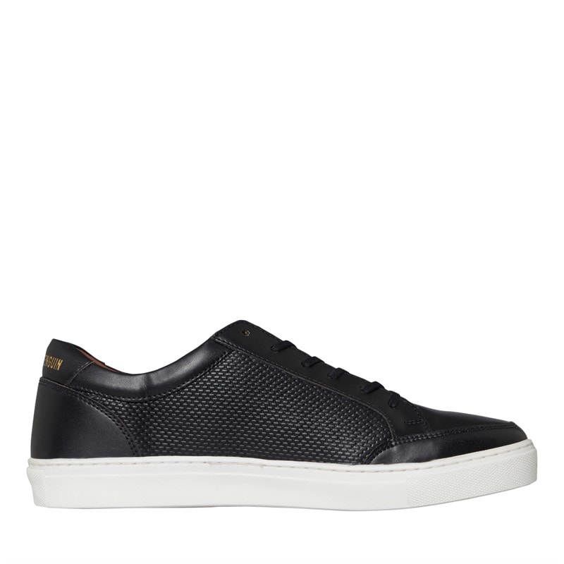 Original Penguin Mens Phillip Trainers Black/White - Image 5