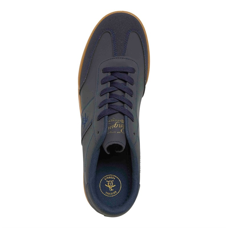 Original Penguin Mens Giovanni Trainers Navy/Gum - Image 4