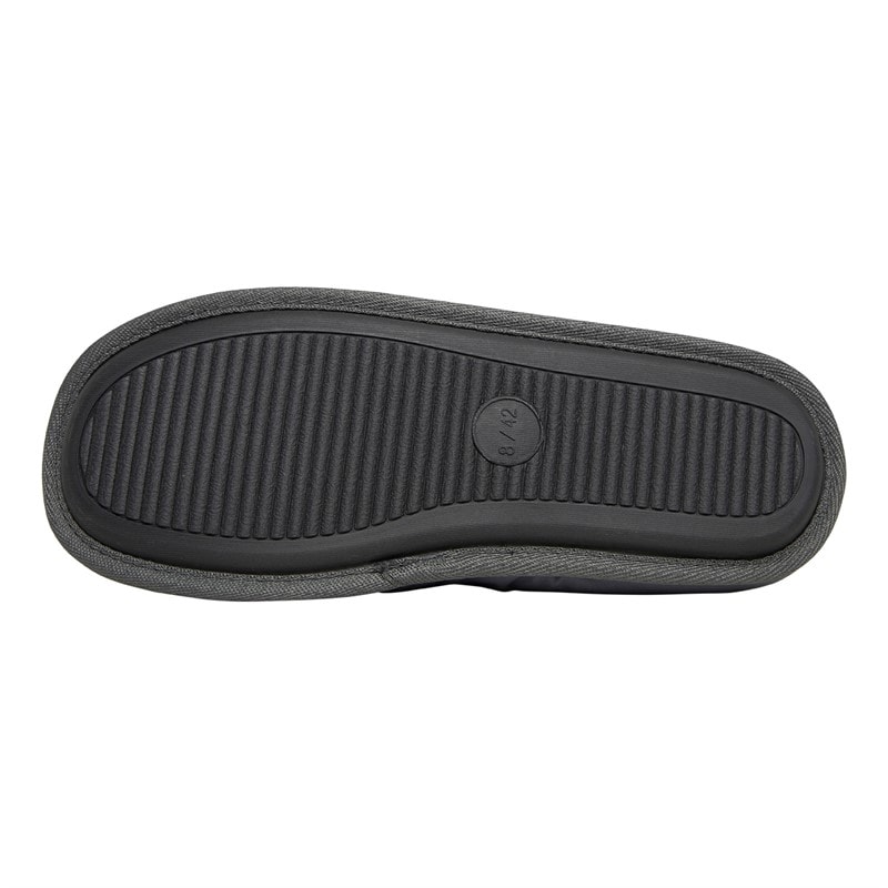 Original Penguin Mens Dream Mule Slippers Charcoal/Navy - Image 3
