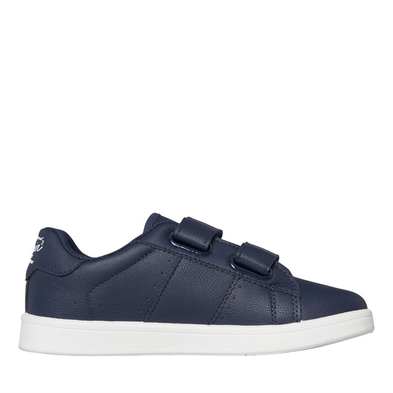 Original Penguin Junior Marble Velcro Trainers Navy - Image 5