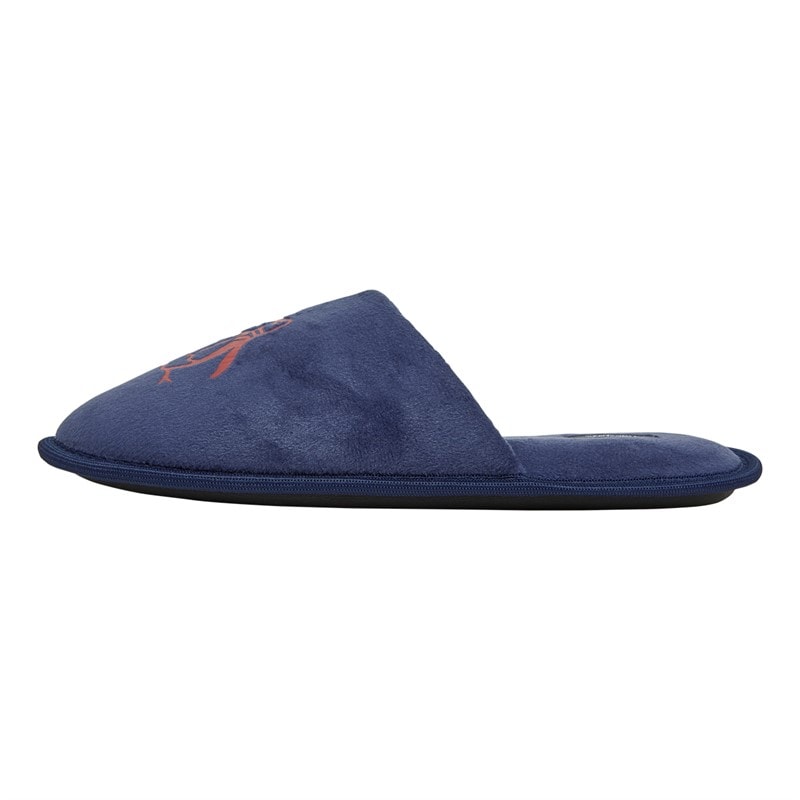 Original Penguin Junior Boys Paddington Mule Slippers Navy/Red - Image 2