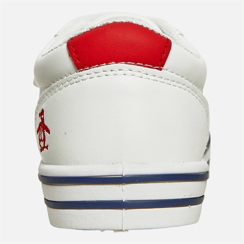 Original Penguin Boys Rainbow Trainers White - Image 3