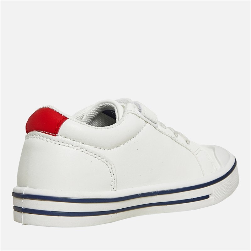 Original Penguin Boys Rainbow Trainers White - Image 5