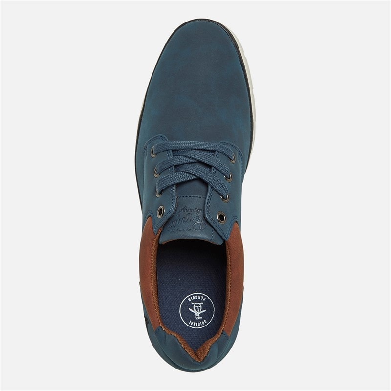 Original Penguin Mens Norse Shoes Navy - Image 4