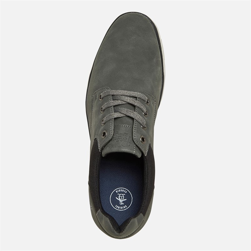 Original Penguin Mens Norse Shoes Charcoal Grey - Image 4