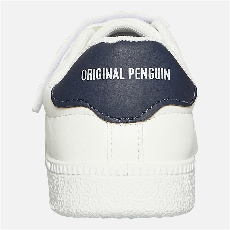 Original Penguin Infant Boys Soop Velcro Trainers White - Image 3