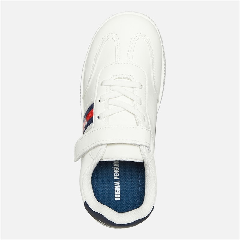 Original Penguin Infant Boys Soop Velcro Trainers White - Image 4