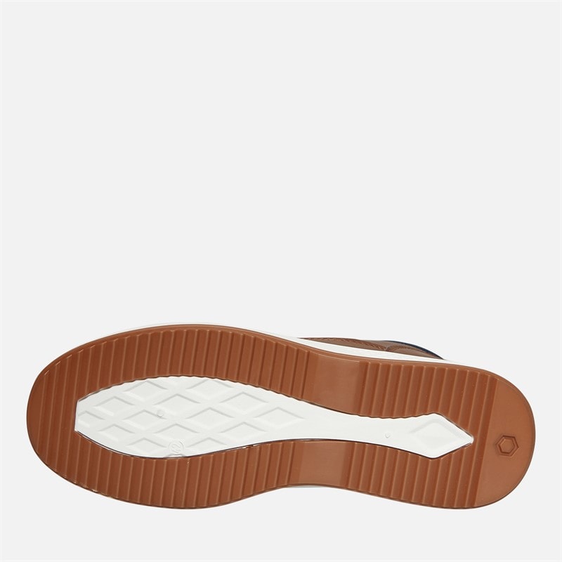 Original Penguin Mens Furrow Hi-Top Trainers Cognac - Image 2
