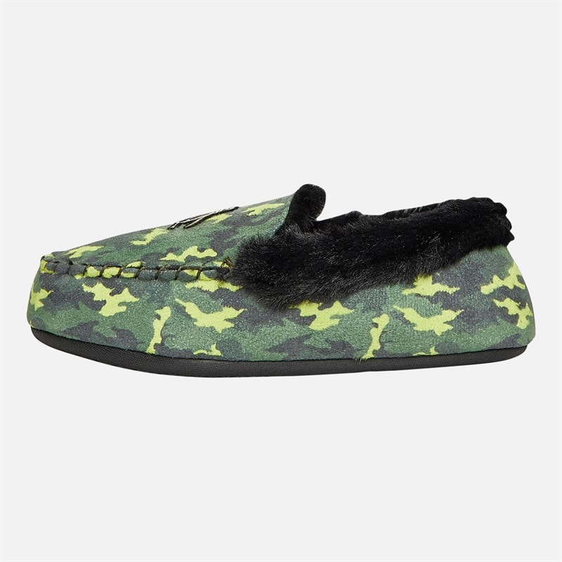Original Penguin Junior Boys Bedtime Slippers Camo - Image 2