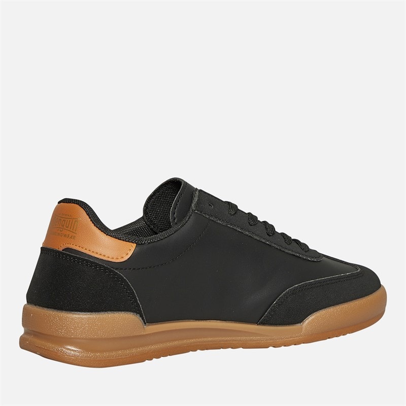 Original Penguin Mens Gaz Trainers Black/Marmalade - Image 5