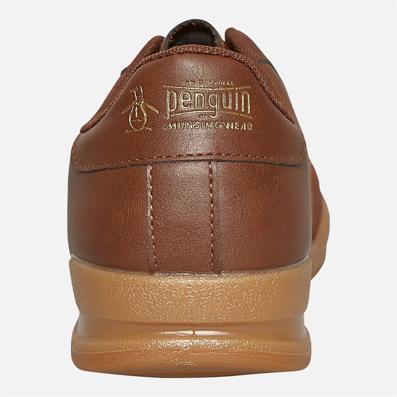 Original Penguin Mens Giovanni Trainers Tan - Image 3