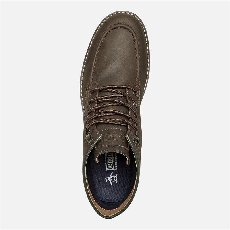 Original Penguin Mens Banish Boots Chocolate - Image 4