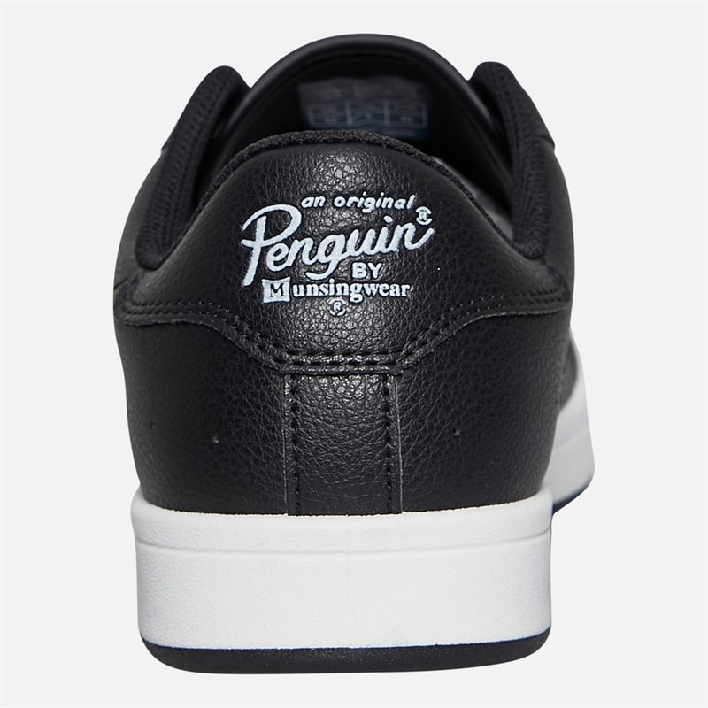 Original Penguin Mens Steadman Trainers Black/White - Image 3