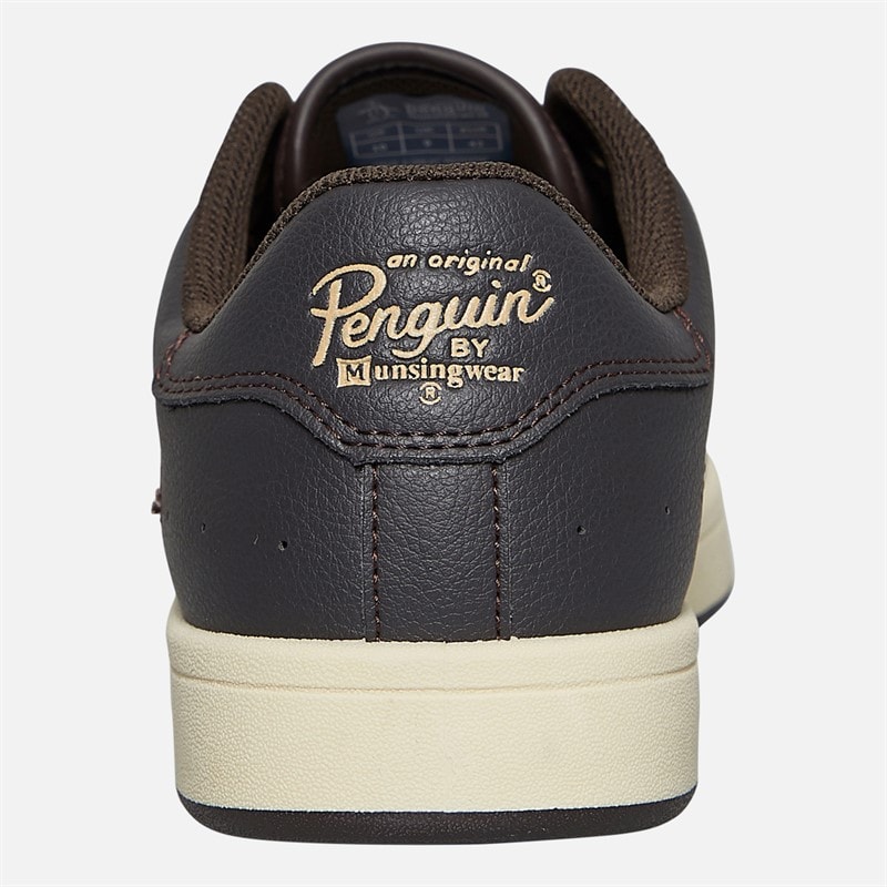 Original Penguin Mens Steadman Trainers Brown - Image 3