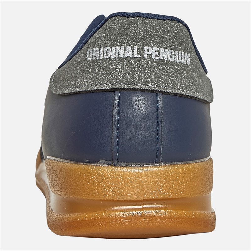 Original Penguin Mens Giovanni Trainers Charcoal/Navy - Image 3