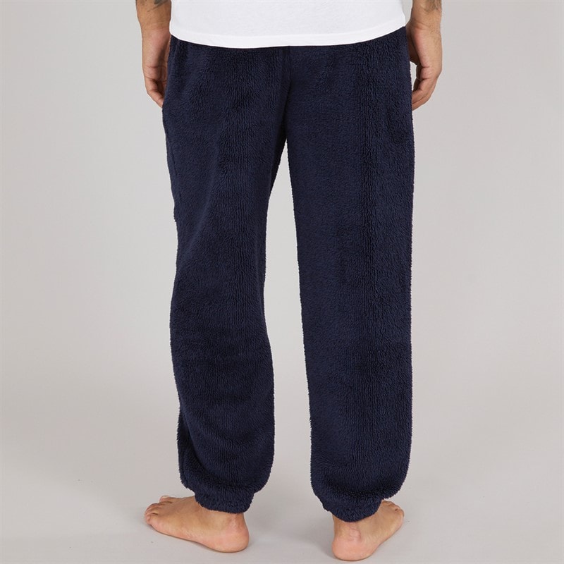 Original Penguin Mens Marled Fleece Lounge Pants Navy Marl - Image 2
