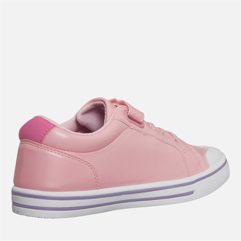 Original Penguin Girls Rainbow Trainers Pink - Image 5