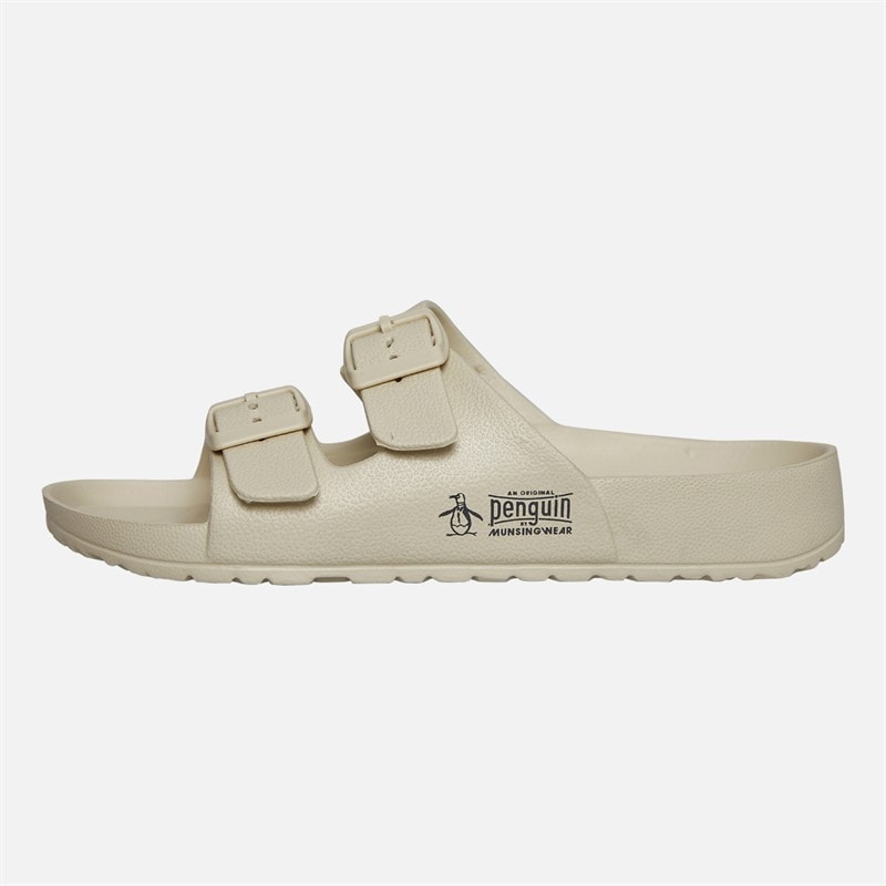 Original Penguin Womens Eden Two-Strap Sandals Stone - Image 3