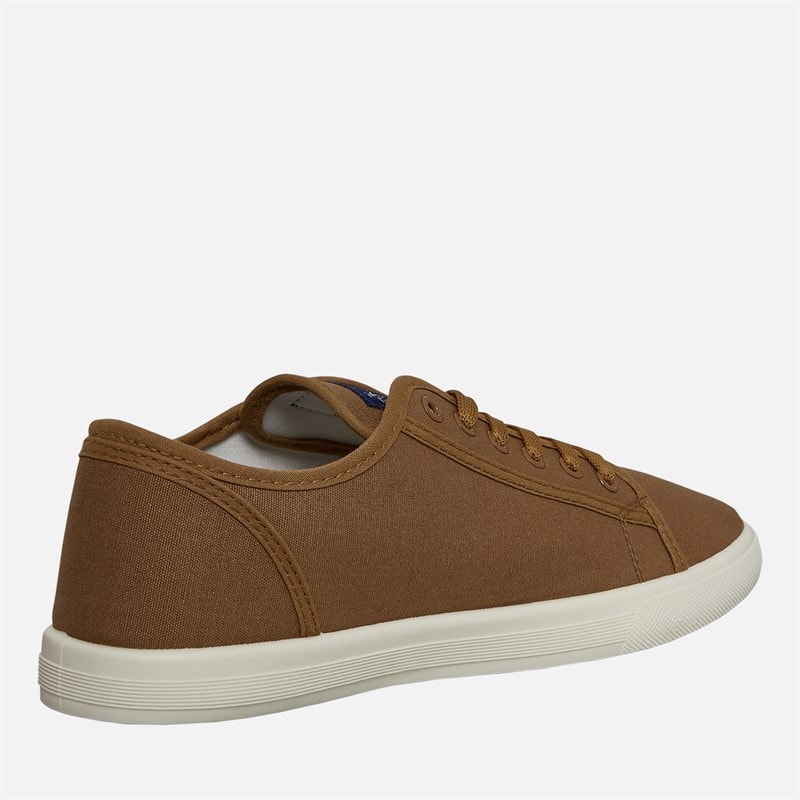 Original Penguin Mens Sparton Canvas Pumps Tan - Image 5