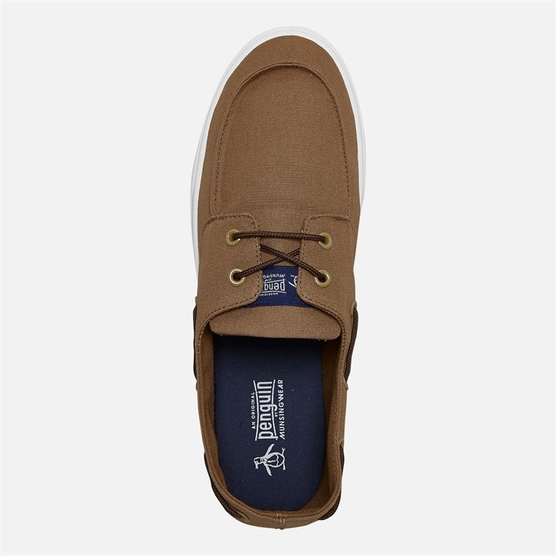 Original Penguin Mens Sailor Shoes Tan - Image 4