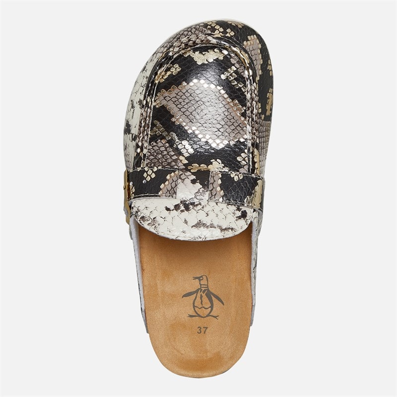 Original Penguin Womens Preema Clogs Snake - Image 4