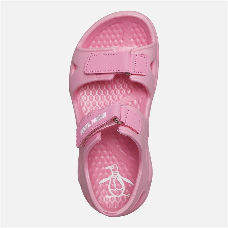 Original Penguin Girls Dipper Ankle Strap Sandals Pink - Image 5