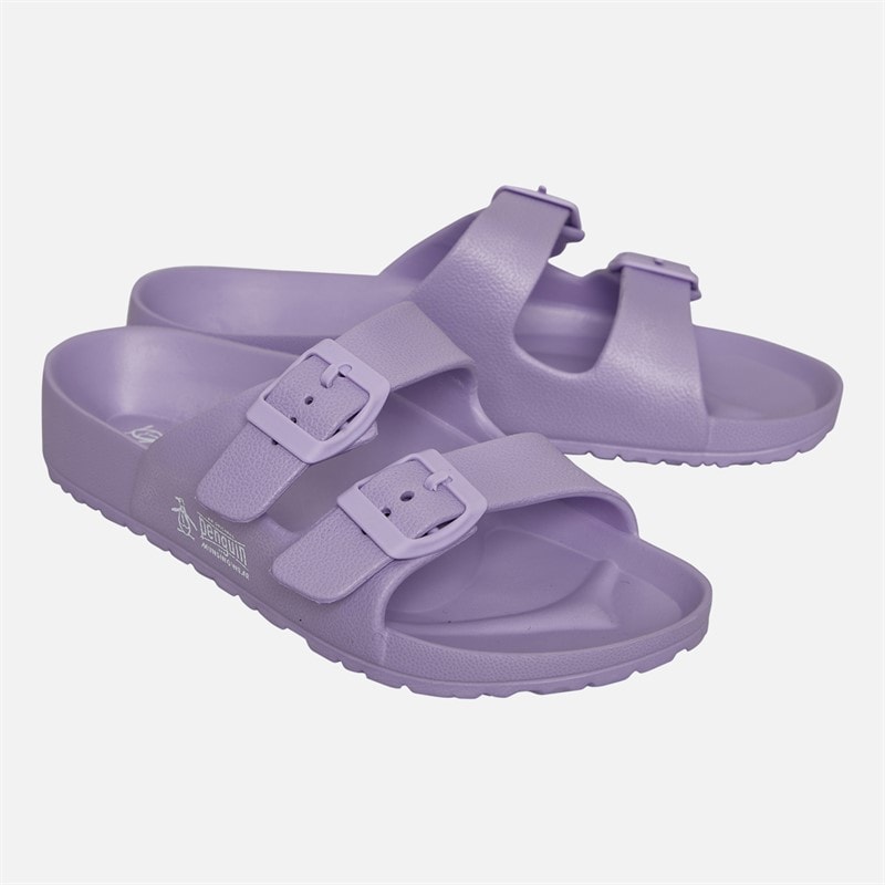 Original Penguin Womens Eden Two-Strap Sandals Lilac - Image 2