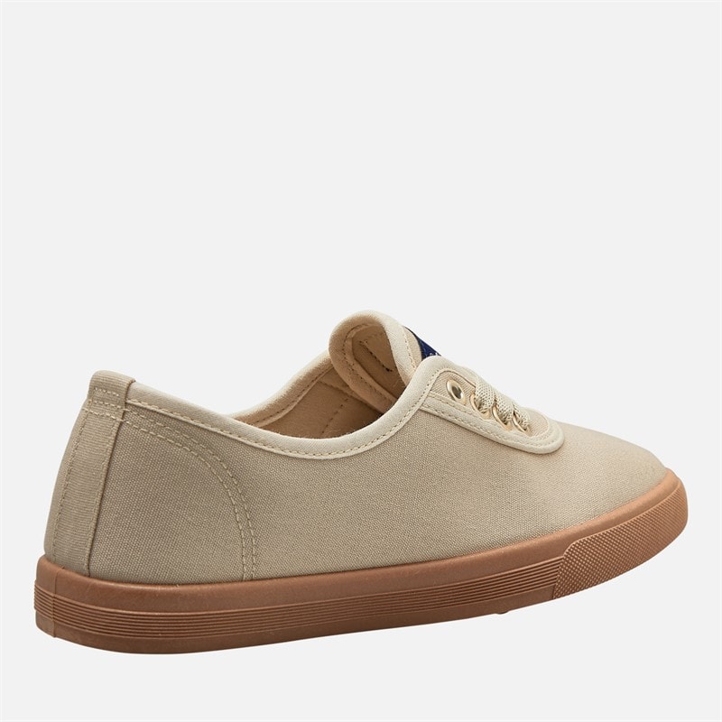 Original Penguin Womens Susie Canvas Pumps Cream/Leopard - Image 5