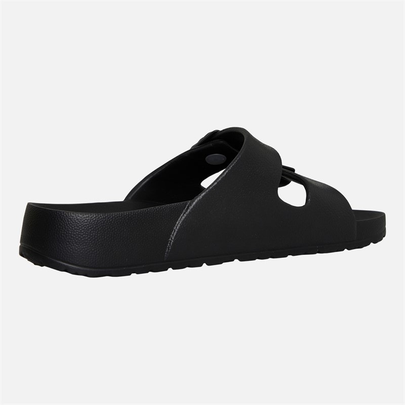 Original Penguin Womens Eden Two-Strap Sandals Black - Image 5