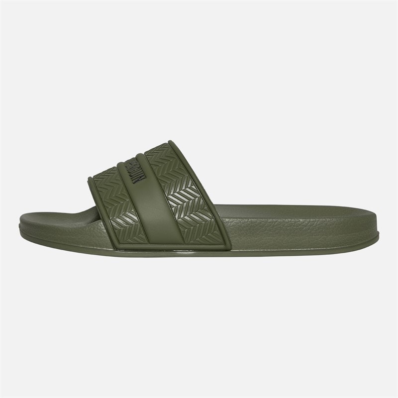 Original Penguin Mens Paradise Sliders Khaki - Image 2