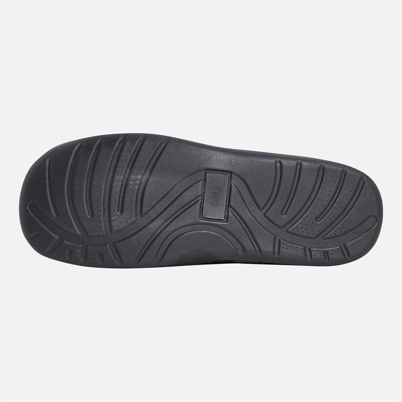 Original Penguin Mens Cushy Mule Slippers Grey - Image 3