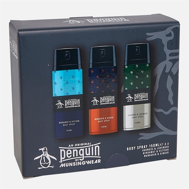 Original Penguin Mens Three Pack 150ml Body Sprays Multi - Image 2