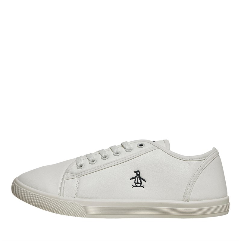 Original Penguin Mens Spartan Pu Trainers White PU
