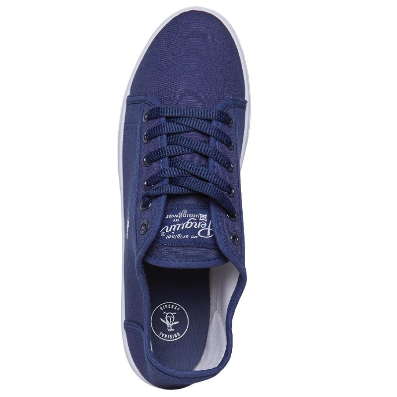 Original Penguin Mens Sparton Canvas Pumps Navy - Image 4