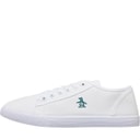 Original Penguin Mens Sparton Canvas Pumps White