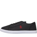 Original Penguin Mens Sparton Canvas Pumps Black