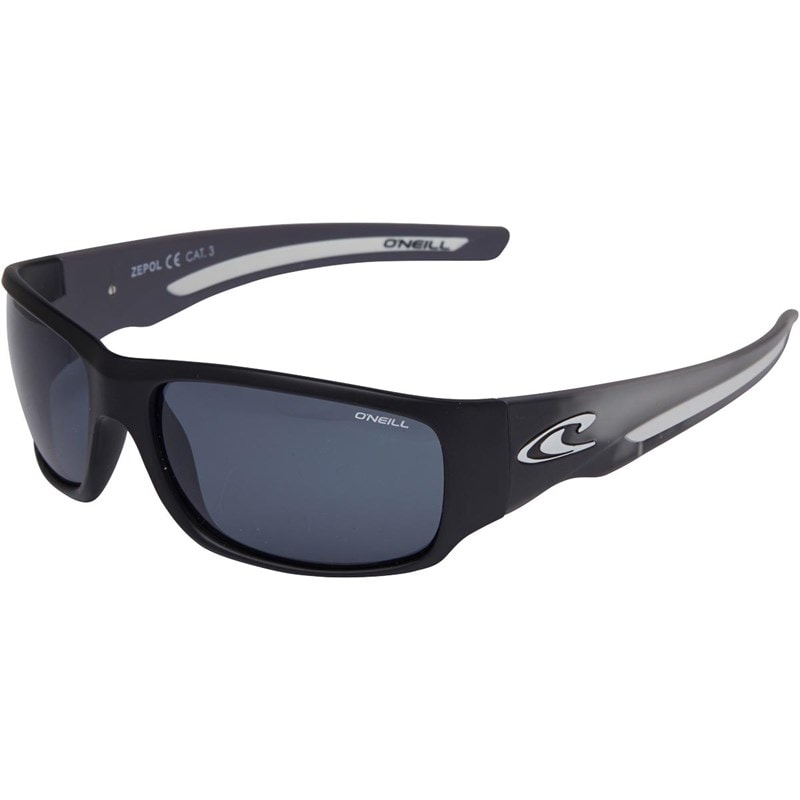 O'Neill Zepol Sunglasses Matte Black/Text Pattern