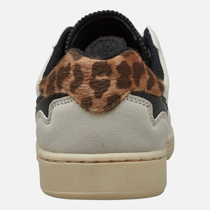 O'Neill Womens Ione Trainers Antique White/Black Antique White/ Black - Image 4