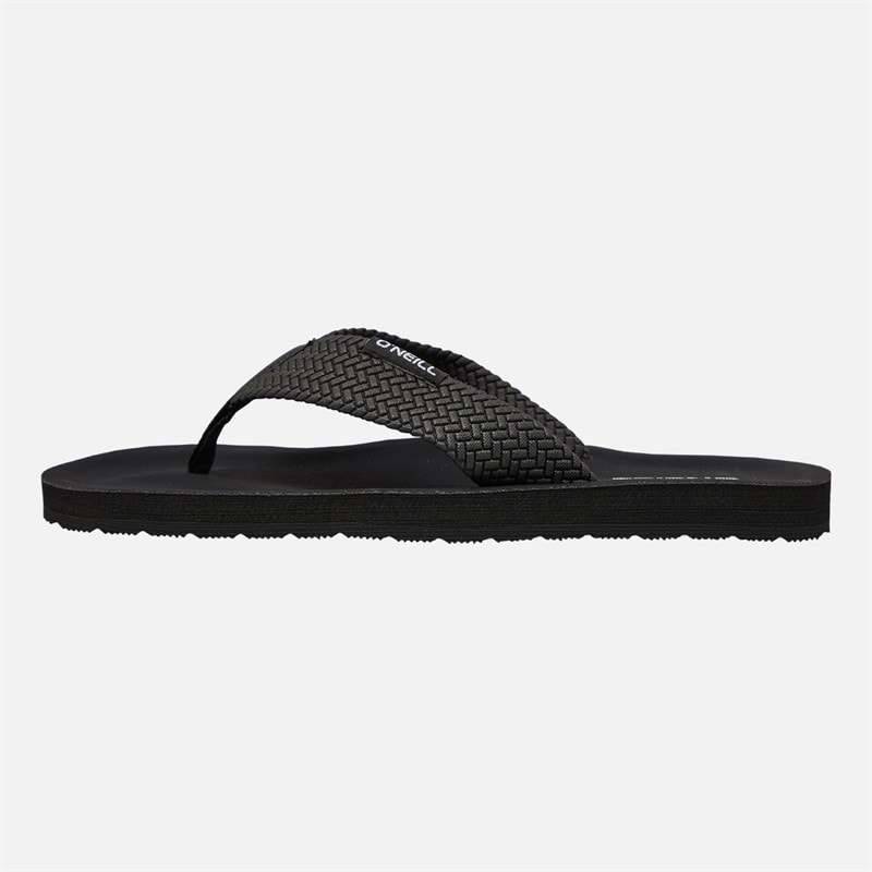 O'Neill Mens Ziel Flip Flops Triple Black - Image 2
