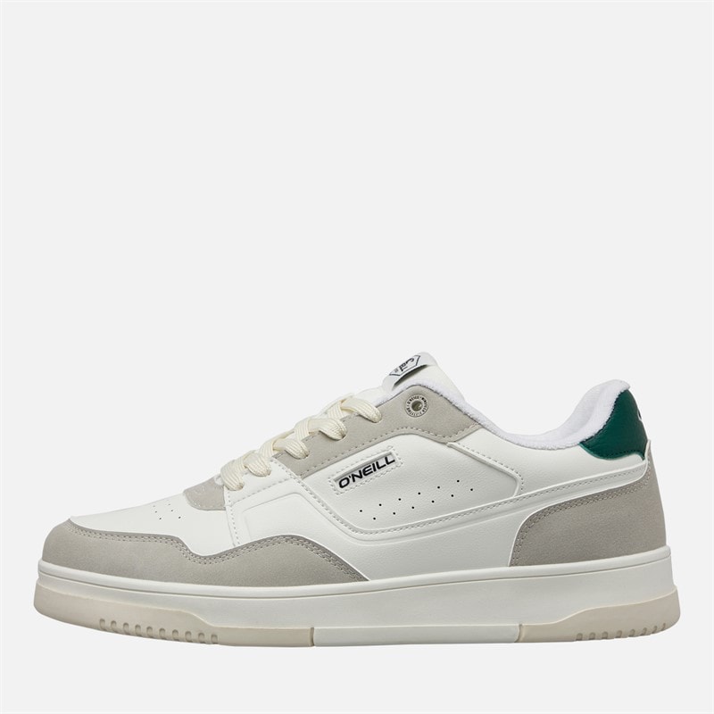 O'Neill Mens Sheldon Trainers Bright White/Nimbus Cloud Bright White/ Nimbus Cloud