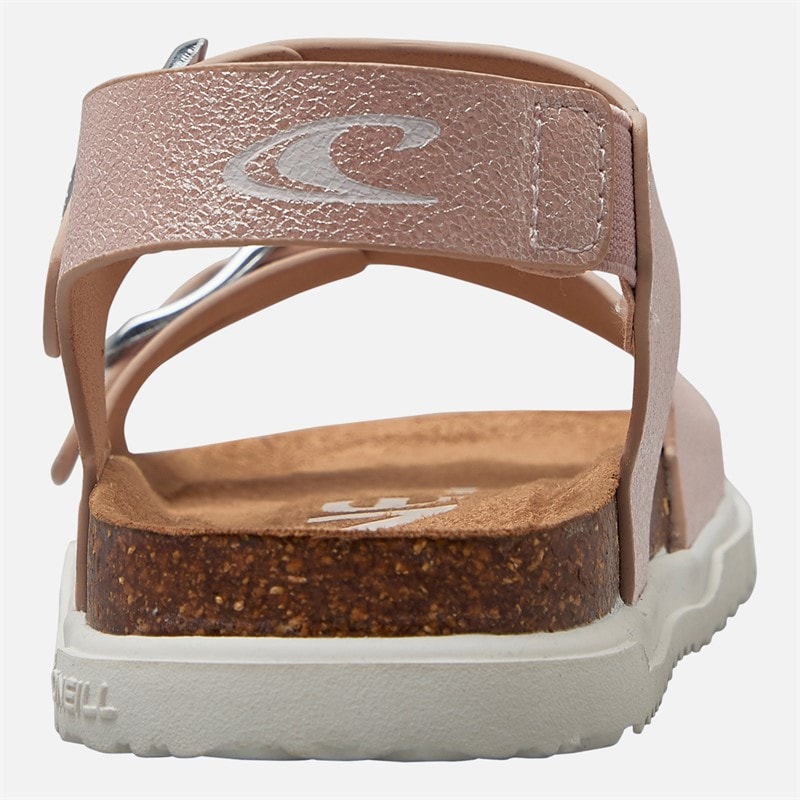 O'Neill Girls Polly Ankle Strap Sandals Peach Whip - Image 4