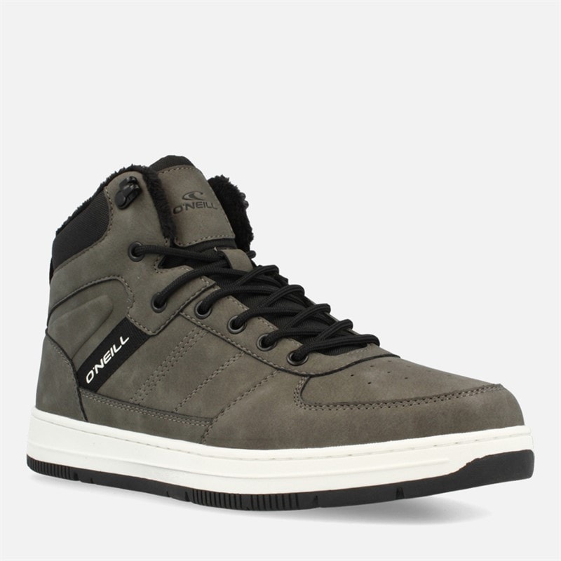 O'Neill Mens Tura High Top Trainers Dark Shadow - Image 2