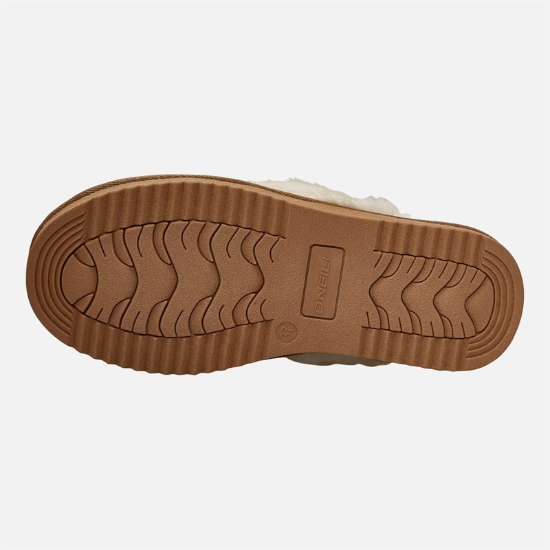 O'Neill Womens Pomino Slippers Chestnut - Image 2