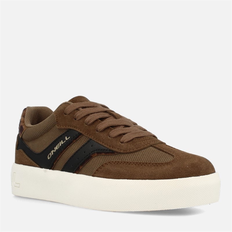 O'Neill Womens Bayville Platform Trainers Chestnut - Image 2