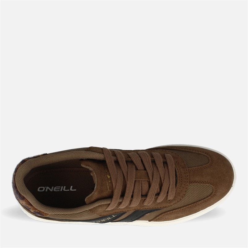 O'Neill Womens Bayville Platform Trainers Chestnut - Image 3
