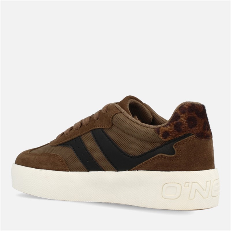 O'Neill Womens Bayville Platform Trainers Chestnut - Image 4