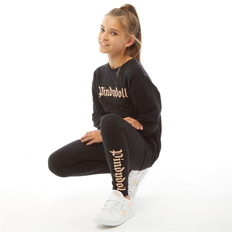 Pindydoll Girls Hamilton Tracksuit Set Black
